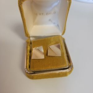 Vintage Ralph Lauren Curved Square Earrings